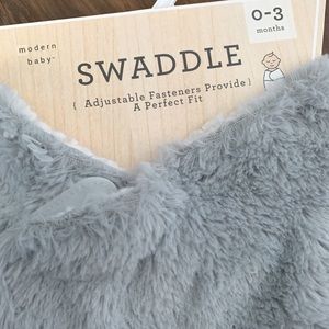 Gray 0-3 months swaddle